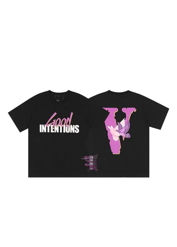 Комбинированная мужская футболка vlone No Brand