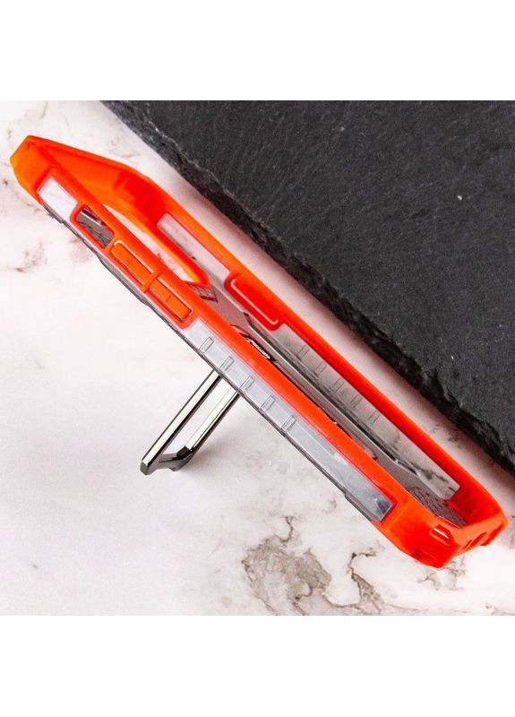 Ударостойкий чехол Transformer CrystalRing с кольцом для Apple iPhone 13 Pro (6.1") Красный Epik (372499564)