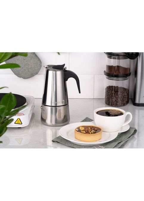 Гейзерна кавоварка (AR0806SS) Ardesto Gemini Apulia 6 чашок (338627827)