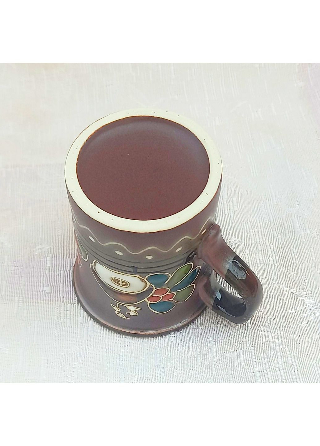 Чашка керамічна кавова ручної роботи "Хуторок" (125 мл) No Brand (369953995)