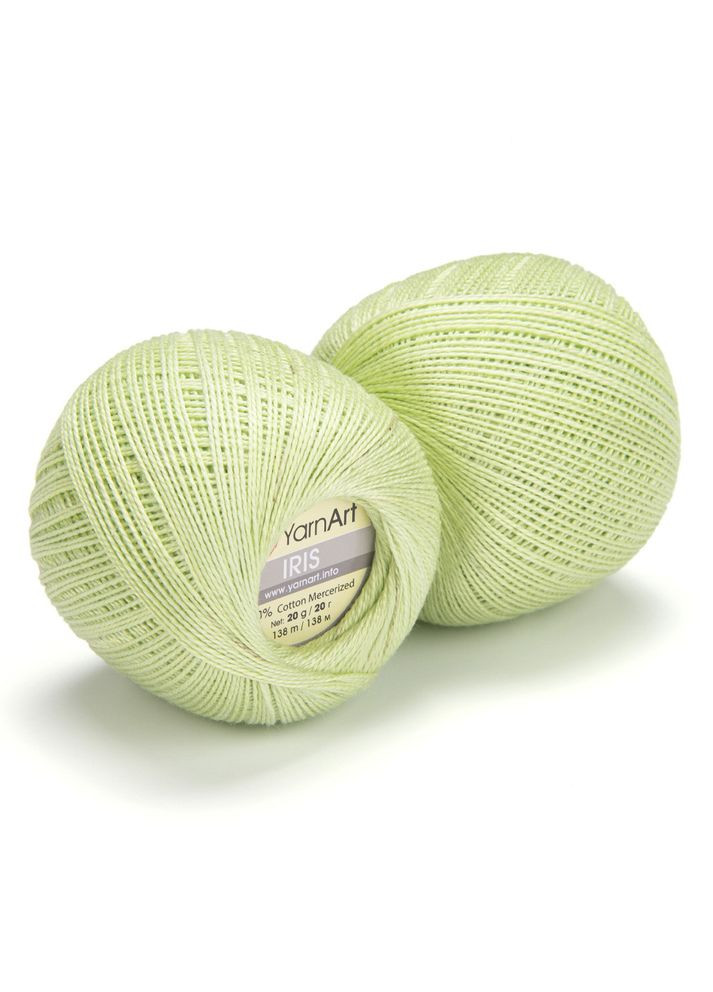 Пряжа Iris, хлопок, №927 салатовая, 20 гр YarnArt (340484508)