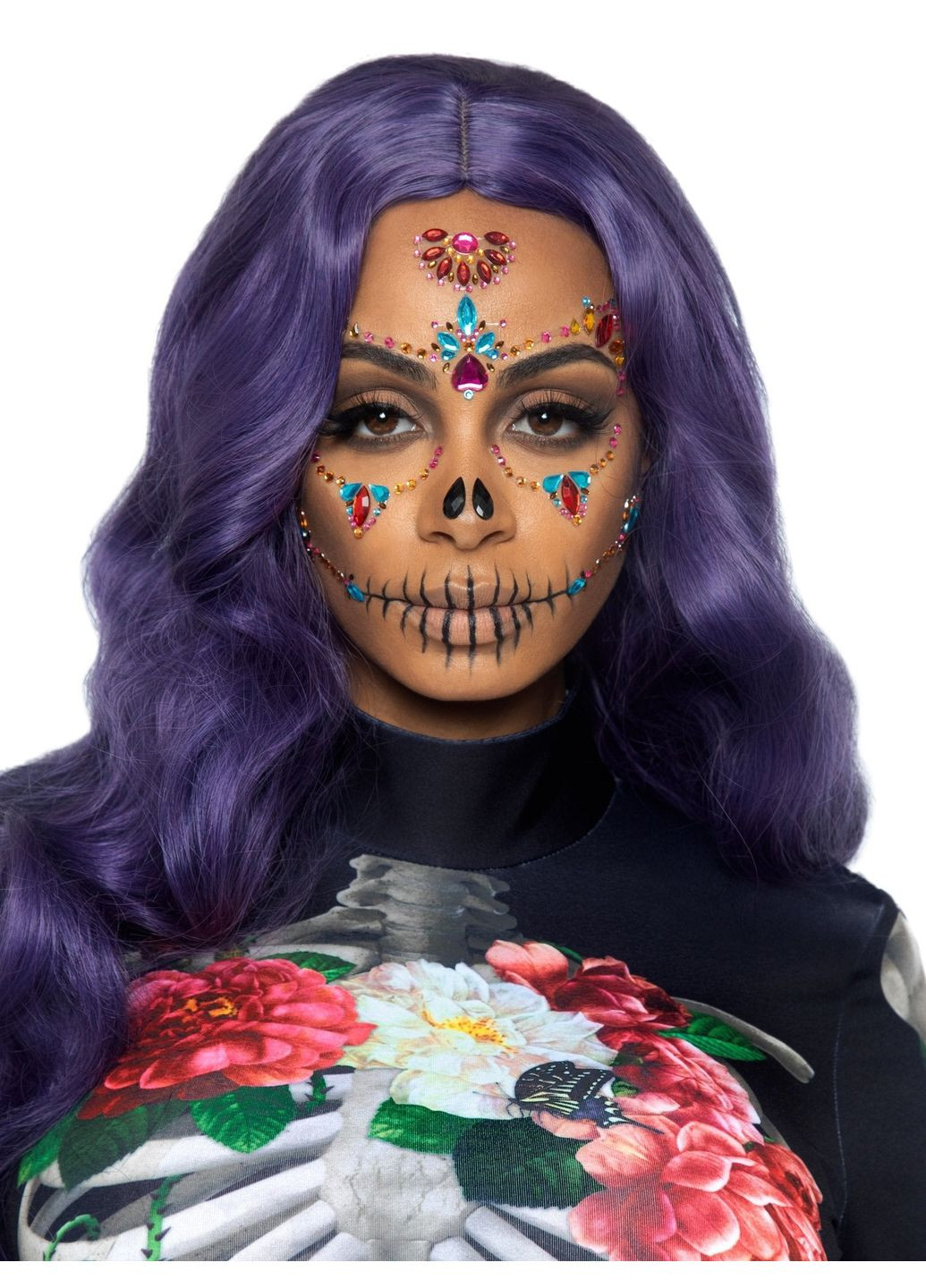 Наклейки для лица DOTD face jewels sticker Leg Avenue (306441575)