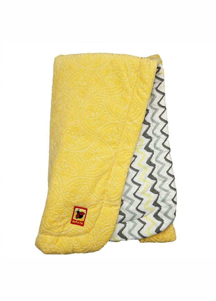 Плед дитячий МС 110612-15 трикотаж, жовтий 78 х 90 см Macik (317043378)