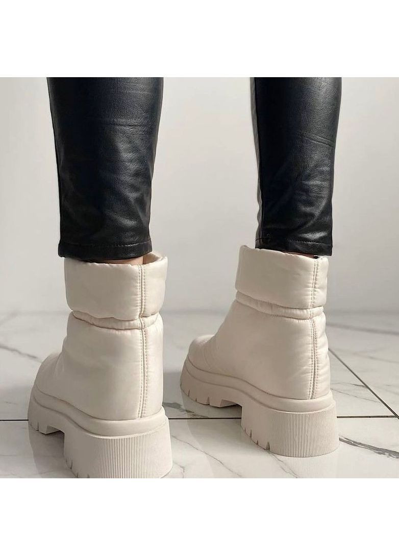 Зимові жіночі черевики бежевого кольору. Seastar (366427190)