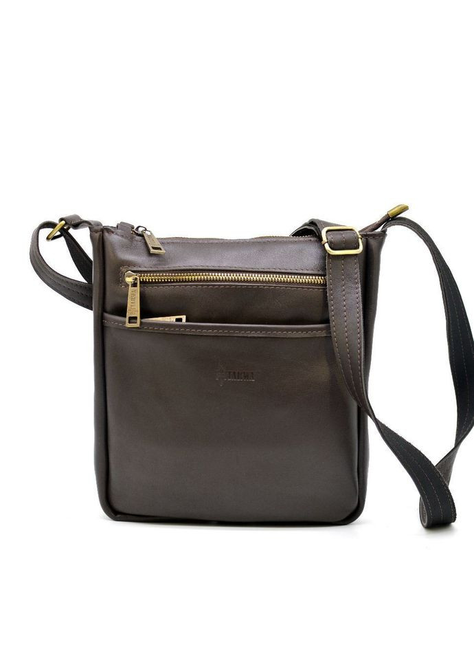 Сумка через плечо (кожа) коричневая, мессенджер GC1300-3md TARWA (298684615)