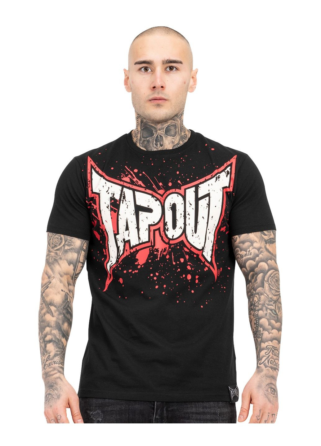 Черная футболка Tapout SPLASHING