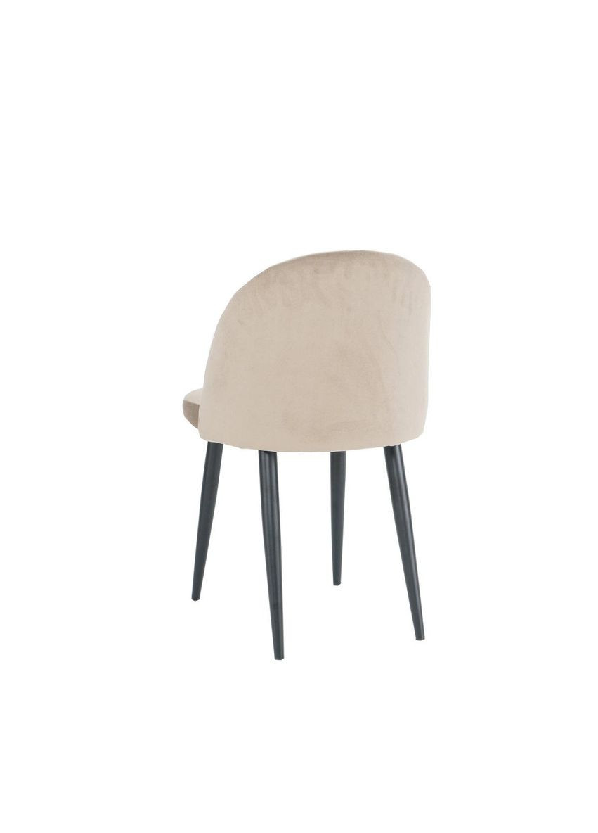 Стул LULU черный каркас/темный беж Intarsio (365461460)