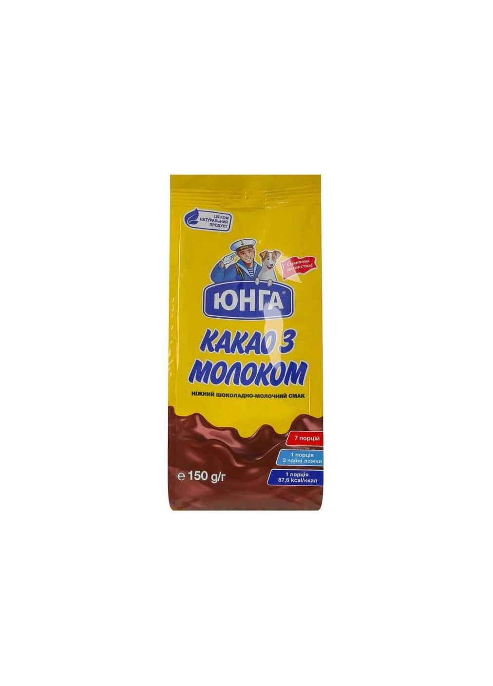 Какао 150г с молоком пакет ЮНГА (399798787)