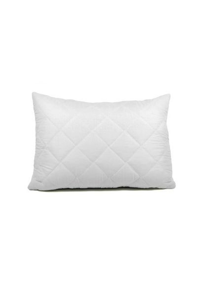 Подушка Стеганая 50х70см. с наполнителем шариковый Холофайбер цвет белый Vital-Textile (367268976)