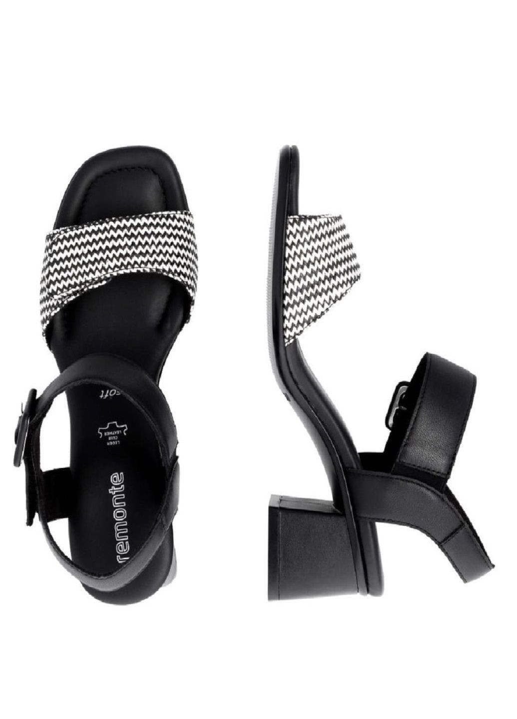 Черные босоножки Remonte