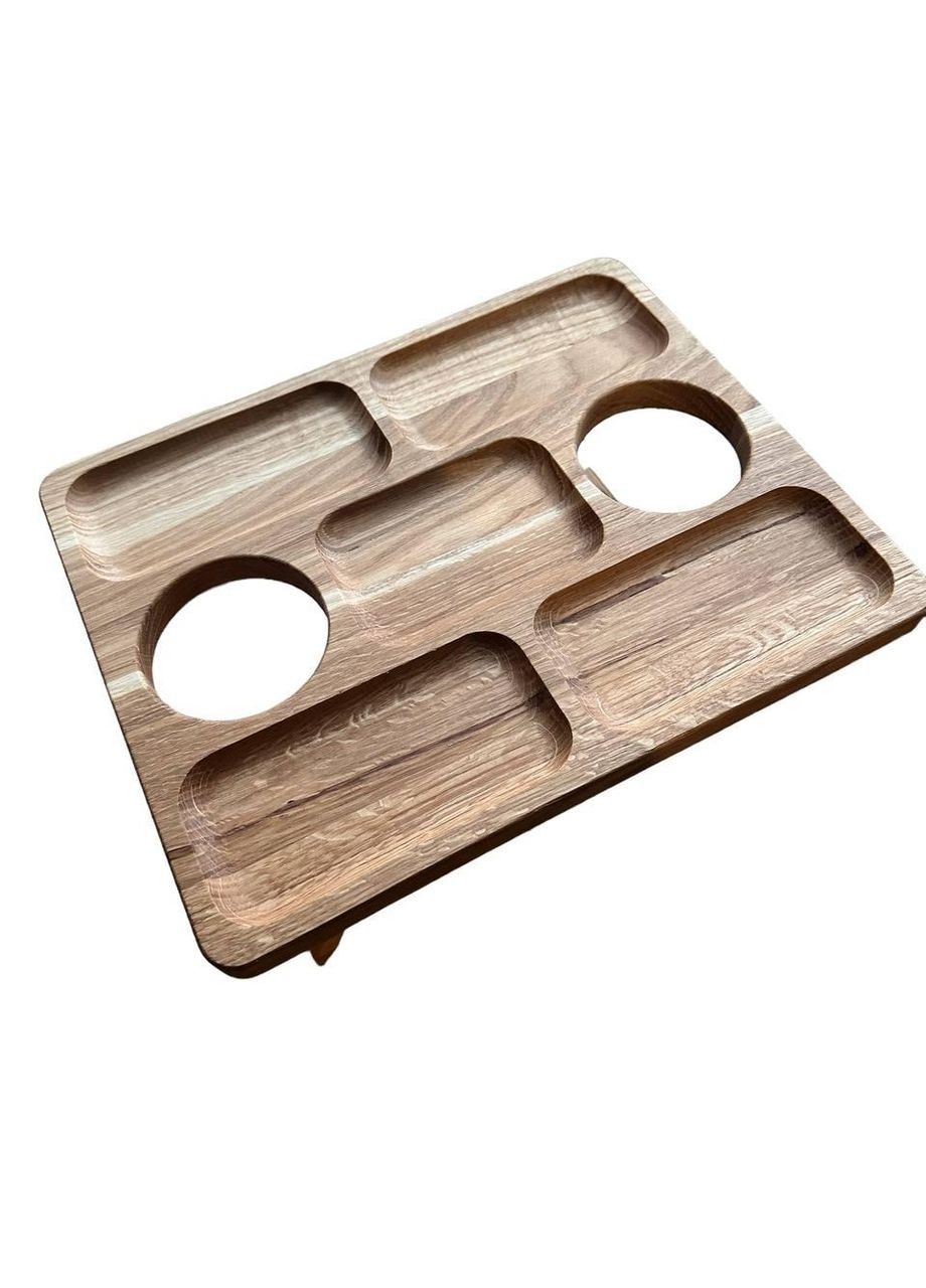 Пивний столик Дубовий (Прямокутний) на 5 секцій No Brand (330774657)