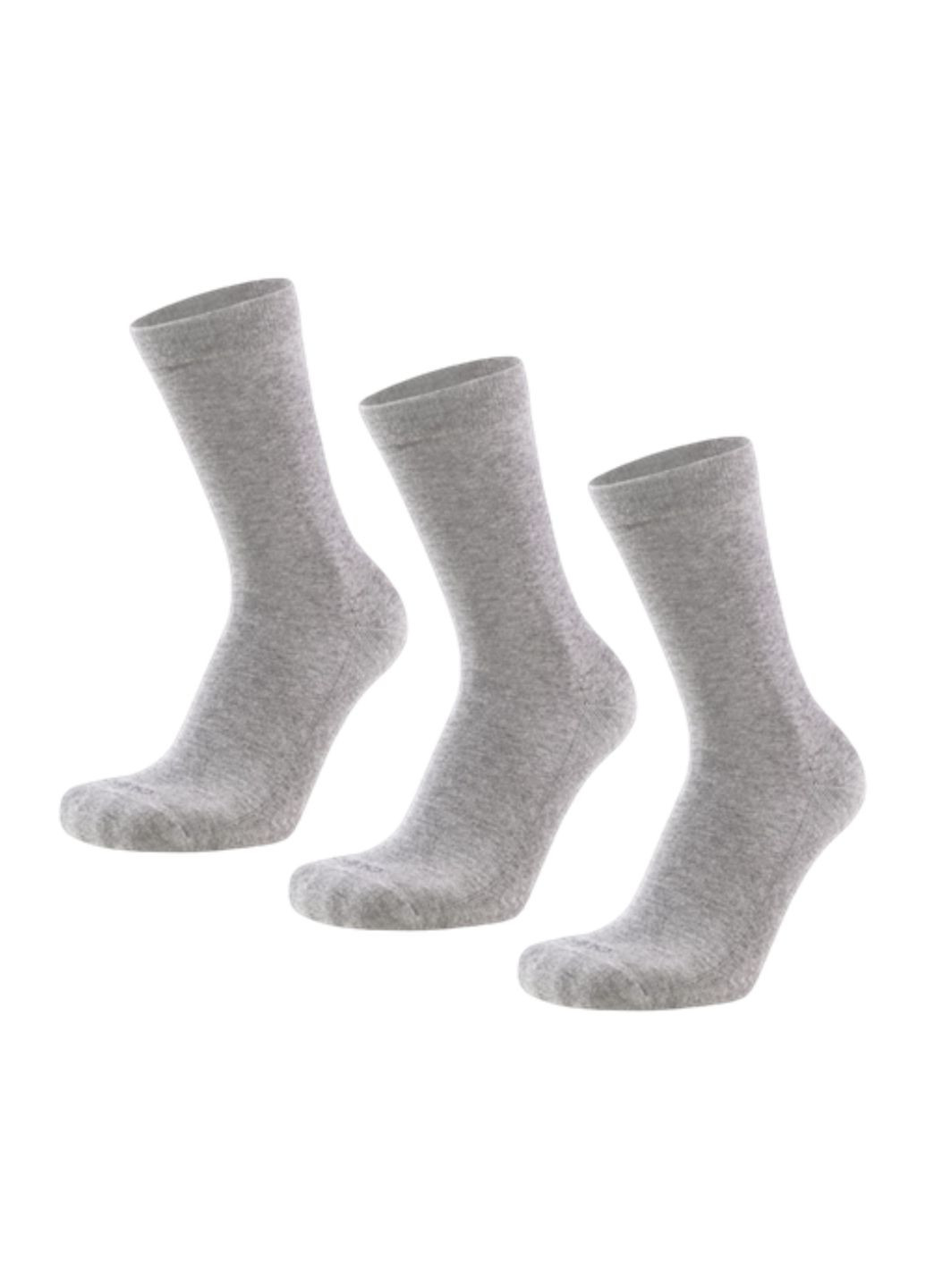 Серые набор (3 шт.) женских носков Duna (305849514)