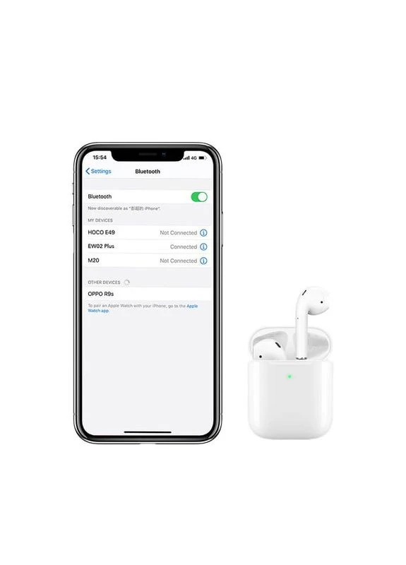Навушники бездротові EW02 Plus True wireless Bluetooth білі Hoco (280877604)