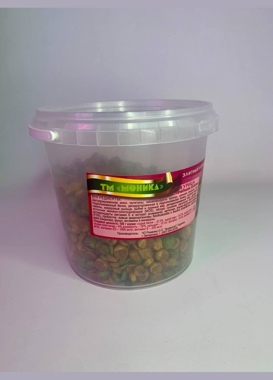 Корм для Котів ТМ Ягня 400грам (відро) Моніка (355381090)