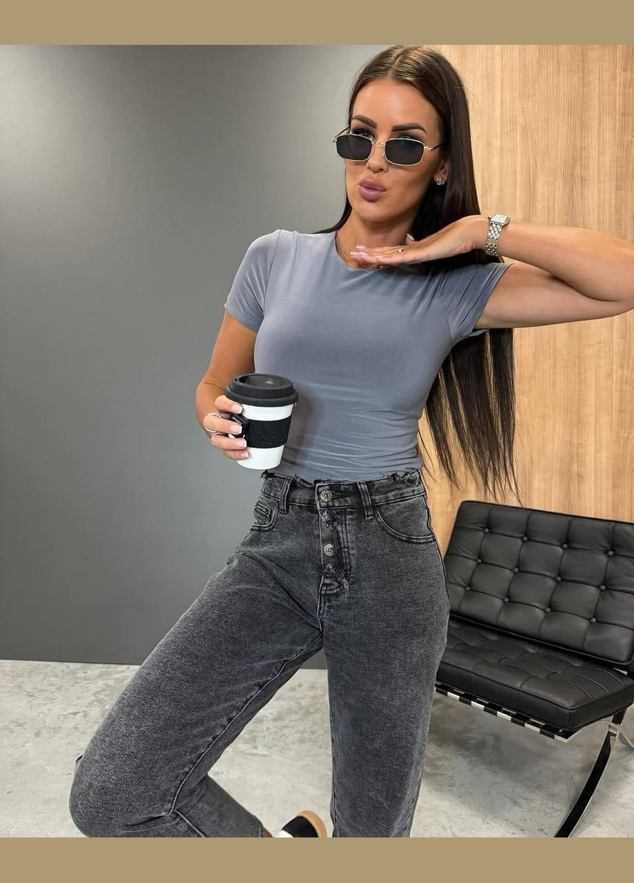 Женская футболка однотонная приталенная Avanti - (317251513)