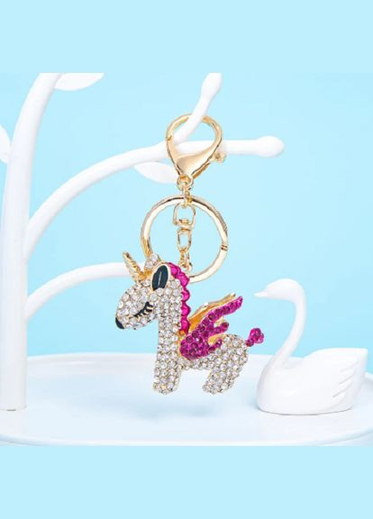 Оригинальный Креативный Модный Шикарный брелоки подвеска в виде мифического животного Пони Единорог с крыльями No Brand (292260592)