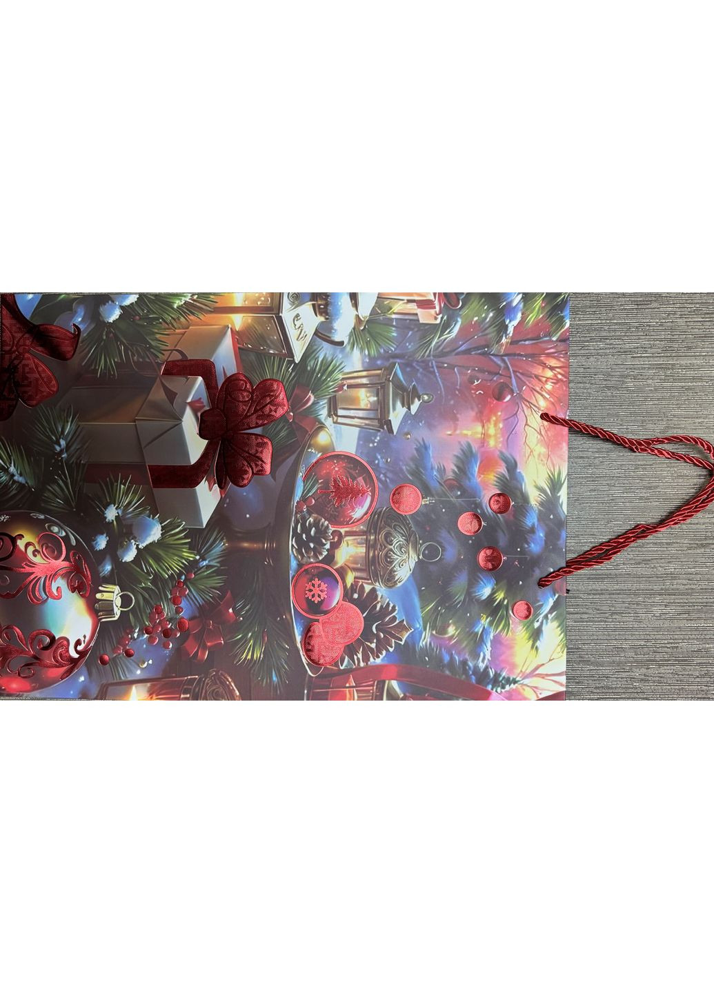 Пакет бумажный с фольгой Новогодний Подарок 2626-ХL 8924485199955 ООПТ (372708862)