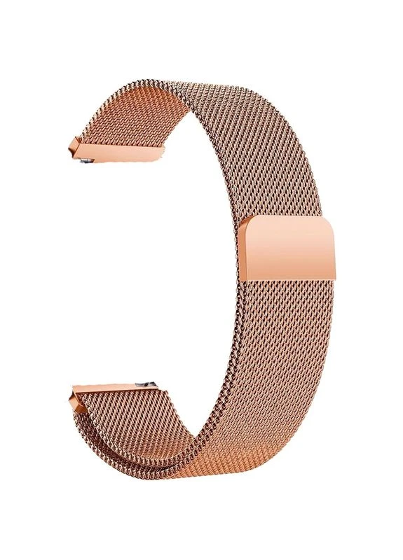 Браслет Milanese Style для Garmin Vivoactive 3/3 Music/Vivomove HR Rose Gold (707716) BeCover (374116905)