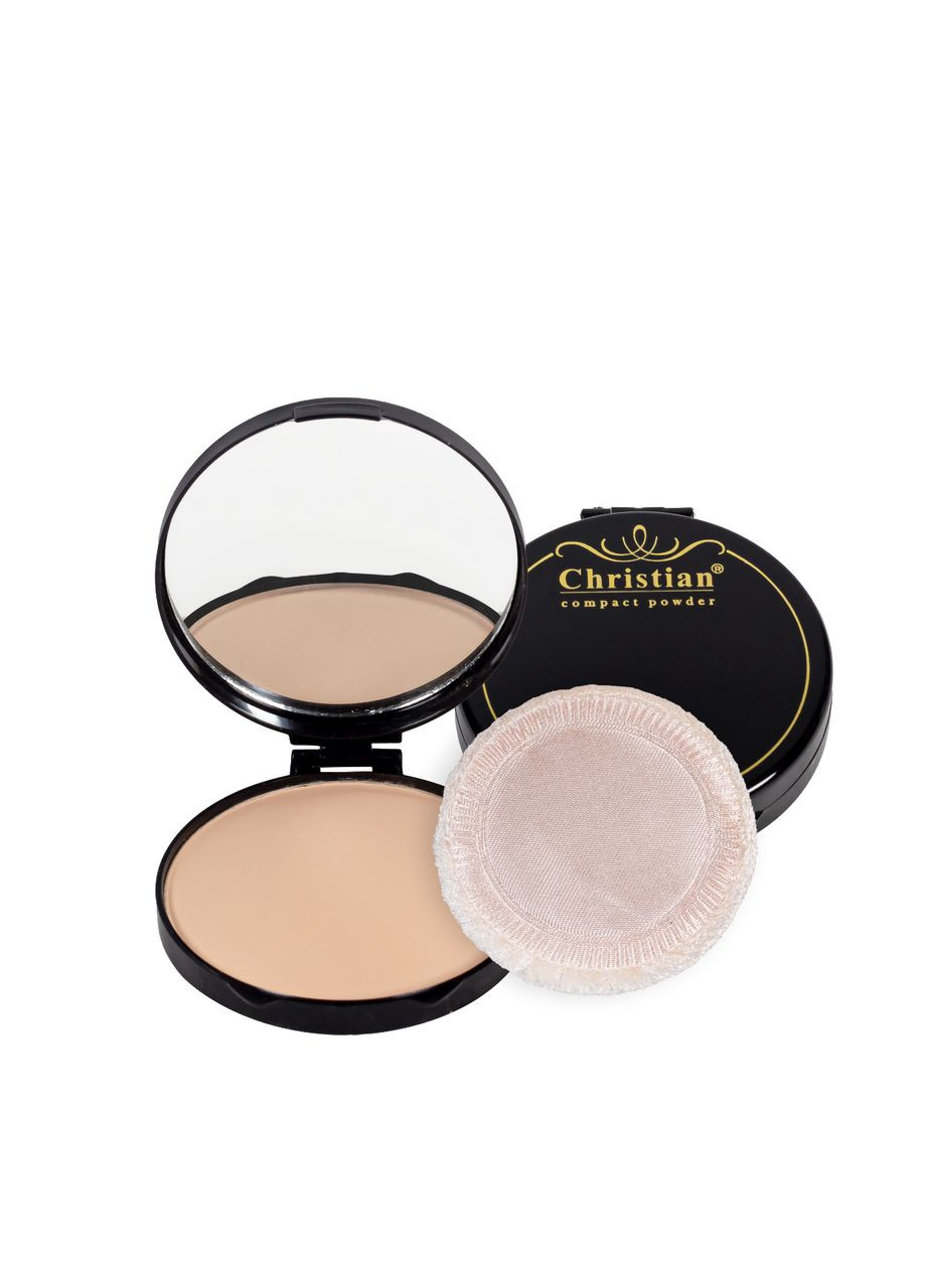 Пудра для обличчя Compact Powder Black DM-406, № 01 Натуральний Christian (360714504)