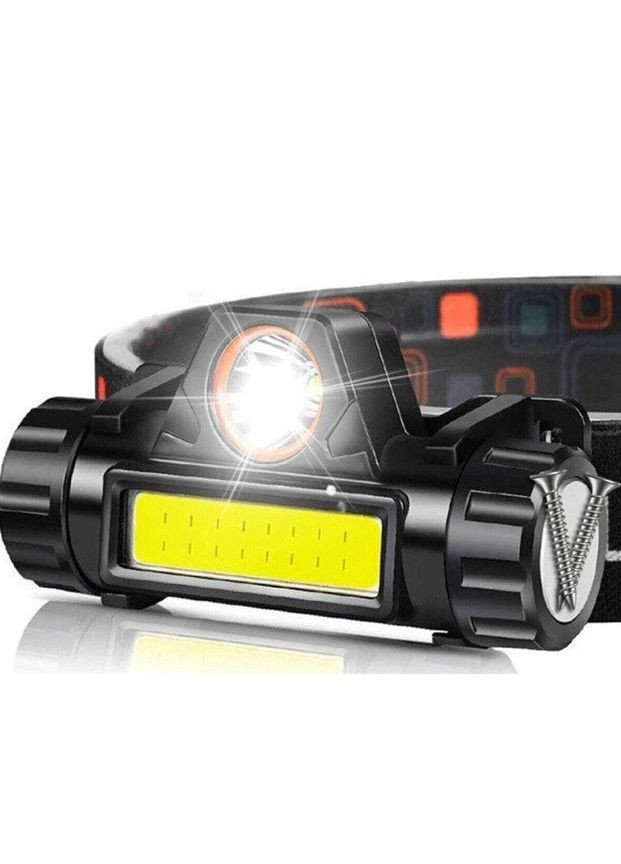 Налобный акумуляторний фонарь BL-8101 универсальный удобный фонарик XPE+COB Bailong (313868101)