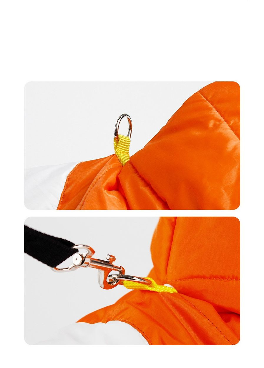 Куртка для собак вітрозахисна вологостійка Pet Style "Tagoon" Помаранчевозелена 3XL No Brand - (323233845)