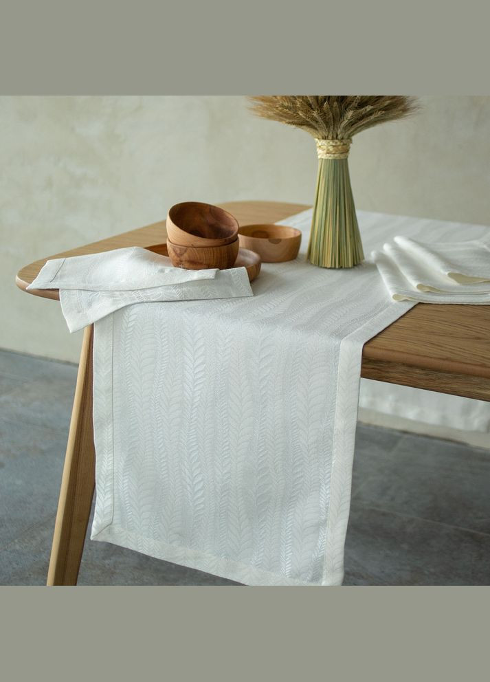 Ранер 45х140 ПАТ "" Касабланка молочна 85% поліестер/15 %бавовна Едельвіка (309174050)