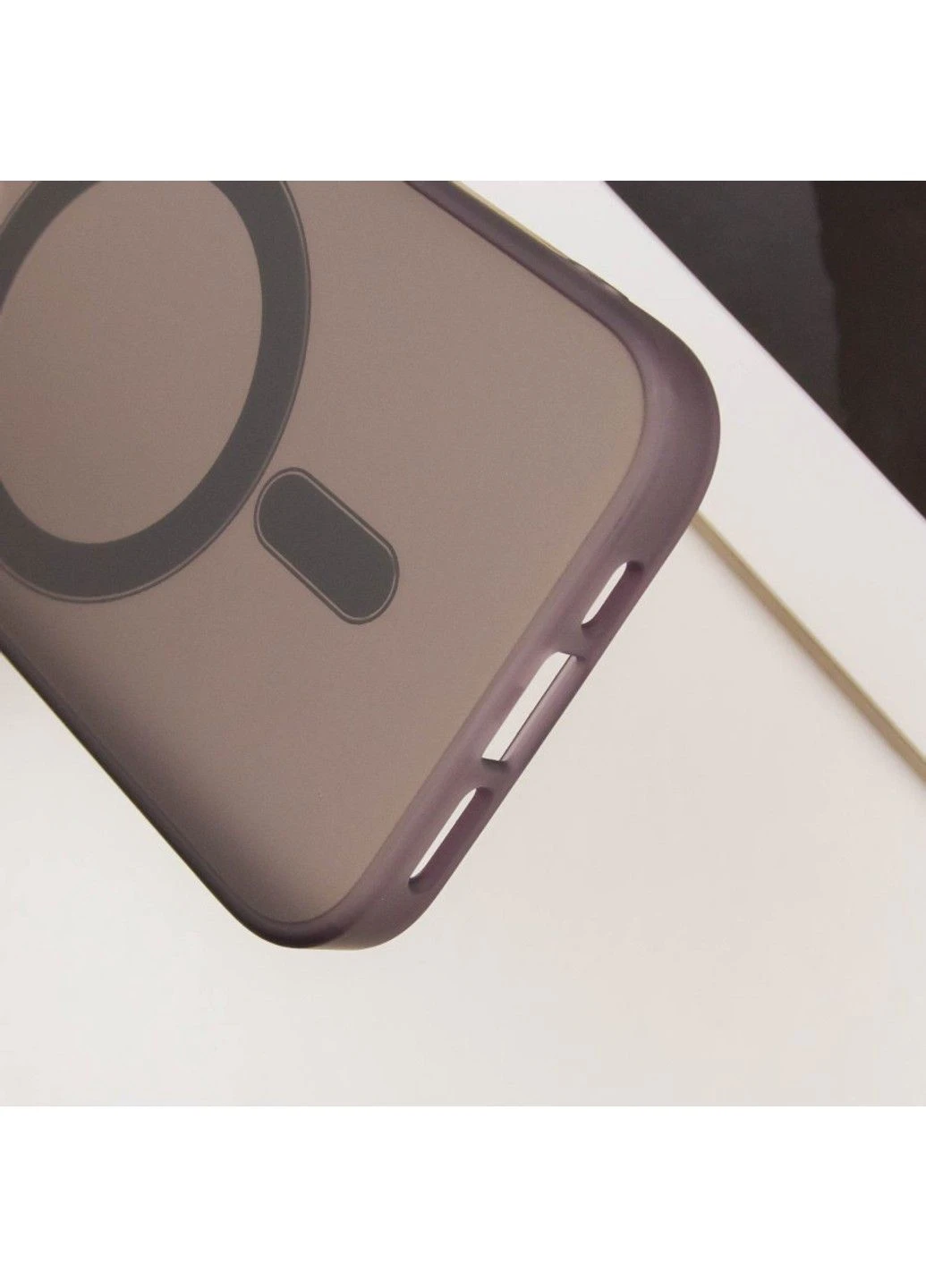 Чохол TPU+PC Lily with MagSafe для Apple iPhone 15 Pro (6.1") Dark Purple No Brand (382772125)