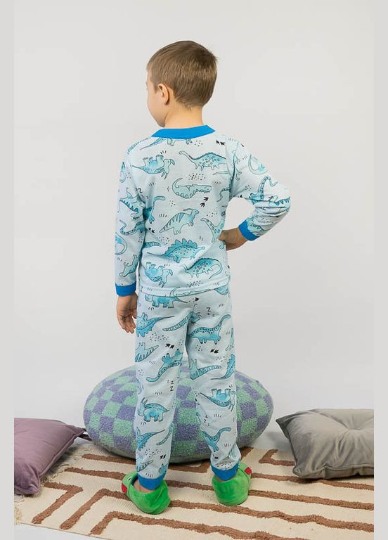 Блакитна піжама для хлопчика літачки No Brand