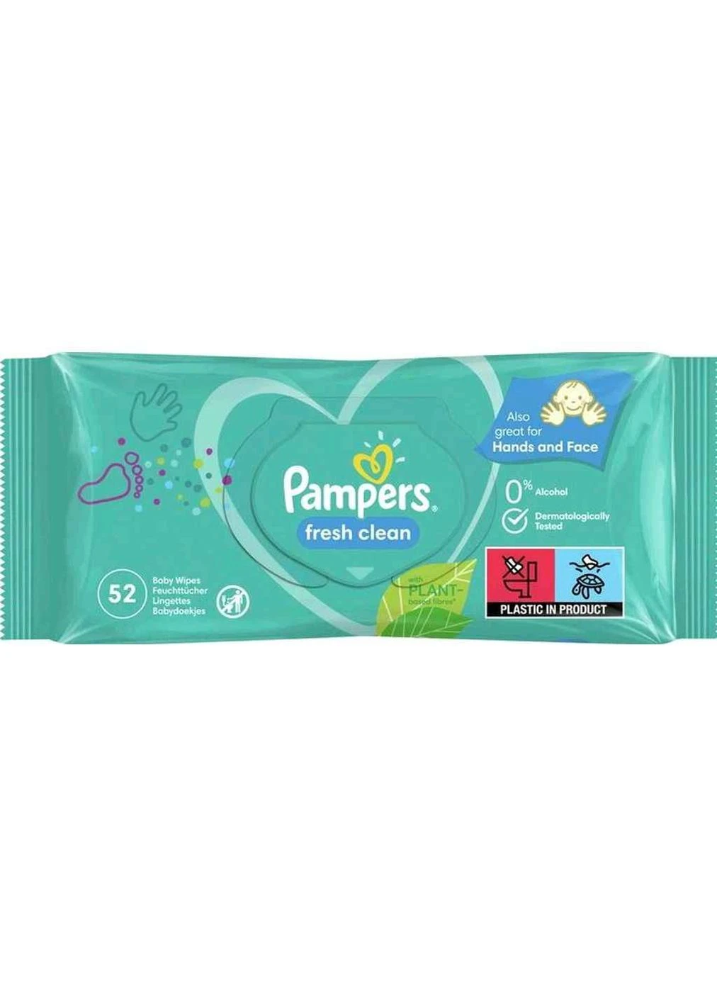 Влажные салфетки детские Fresh Clean 52шт ТМ Pampers No Brand (388123408)