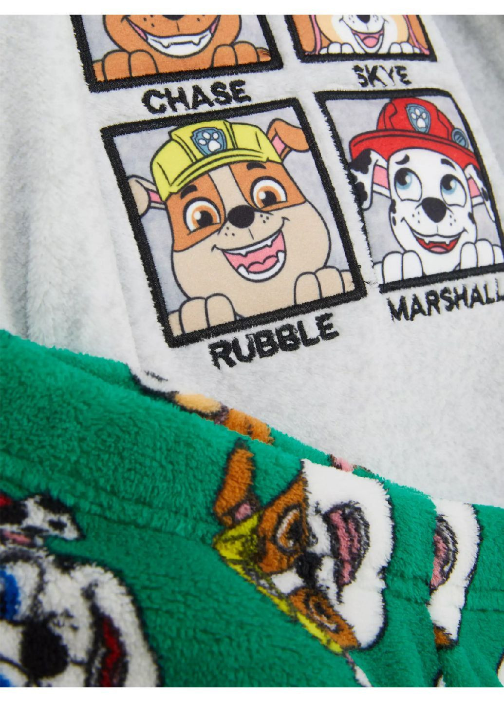 Сіро-зелена зимня хутряна піжама (світшот, штани) світшот + брюки Primark