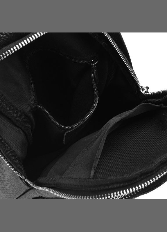 Рюкзак мужской кожаный k16603 Черный Borsa Leather (301871184)