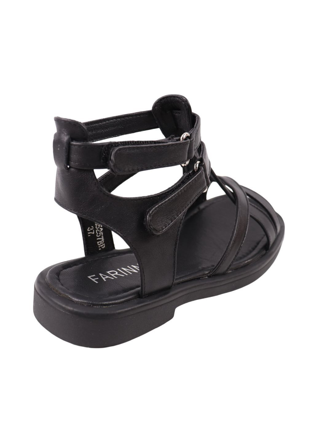 Босоніжки жіночі чорні натуральна шкіра FARINNI 826-25LBC (323137585)