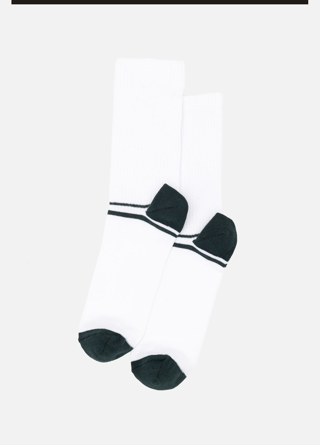 Мужские носки с высокой резинкой с узором цвет белый ЦБ-00245276 Yuki (286761452)
