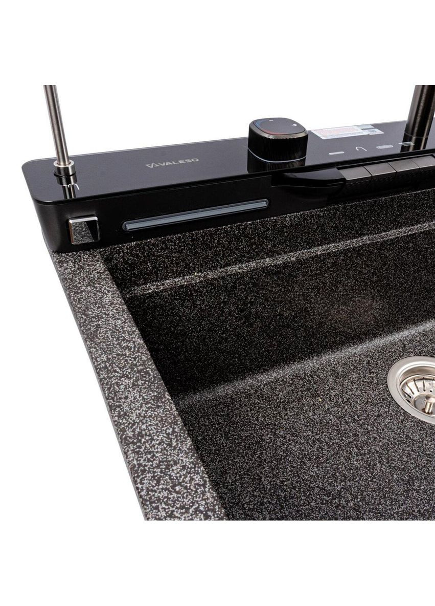 Гранітна мийка EVANORA 7546 матова Графіт Valeso (372477435)