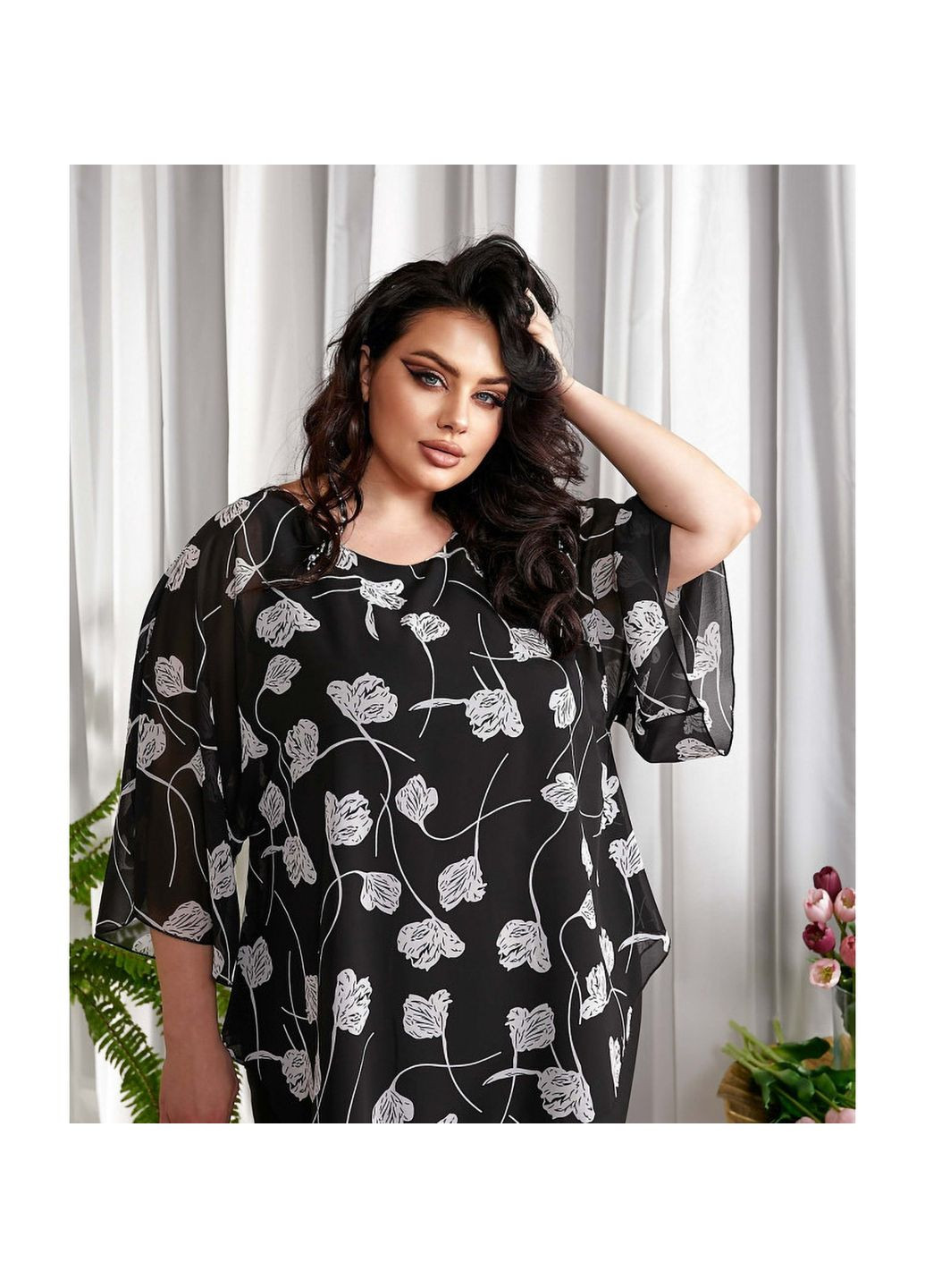 Чорна блуза Liton