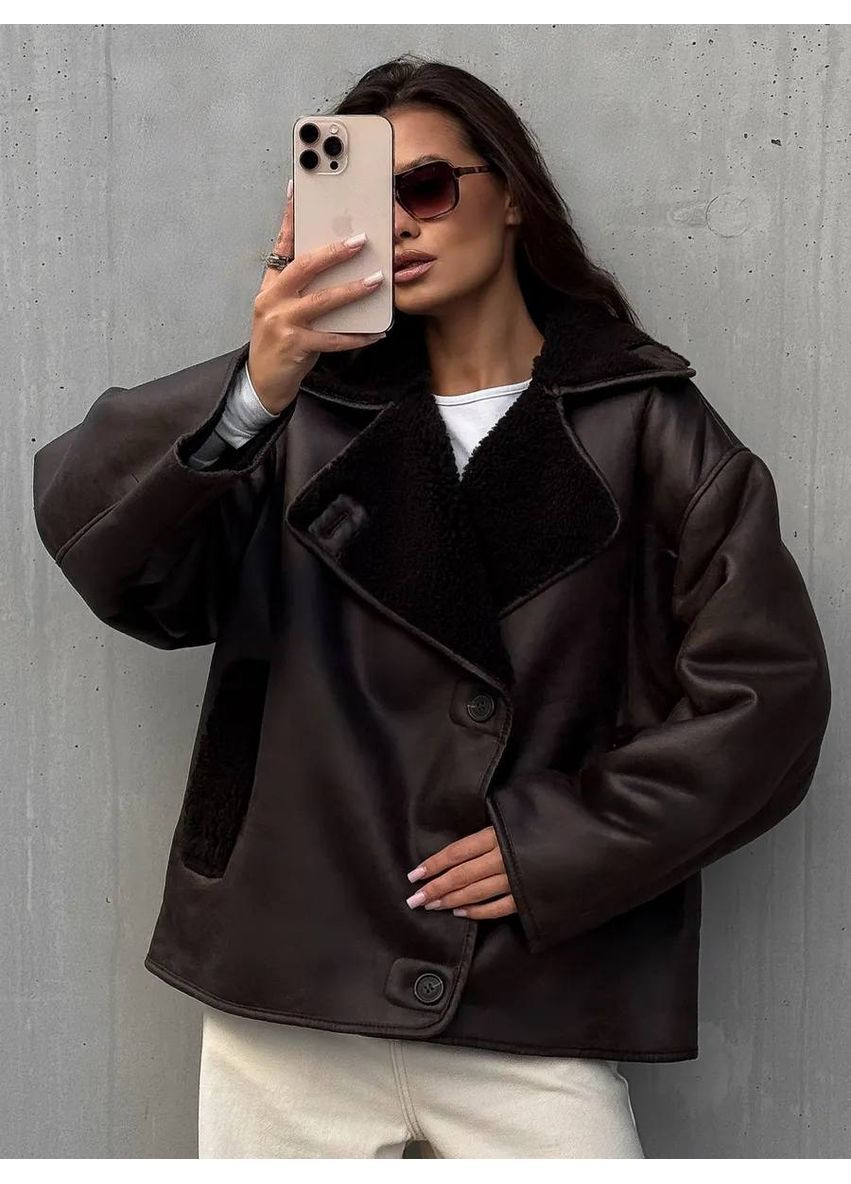 Женская дубленка оверсайз MonCher (364672422)