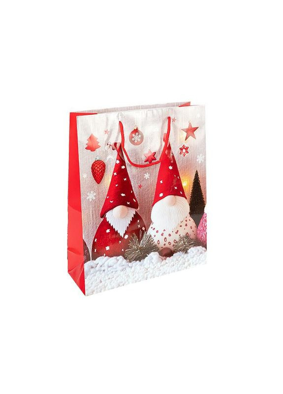 Пакет подарунковий "Новий Рік" 2575-1 розмір 32х44х11 см Bambi (367973394)