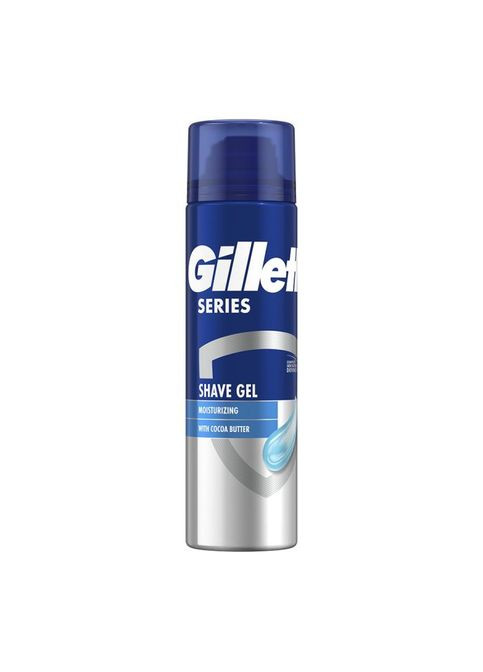 Gillette Гель для Бритья Мужской с Дозатором Series Shave Gel Moisturizing Cocoa Butter Джилет Увлажняющий Кокосовое масло 200мл — Крем, (350903079)
