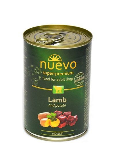 Консерва для собак Adult с ягненком и картофелем 800 г (4250231595080) Nuevo (367179895)
