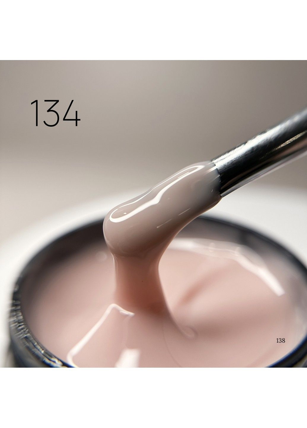 Kонструюючий гель Crystal Builder Gel 134 Без ТРО Карамельний нюд 50 мл Loya (365061595)