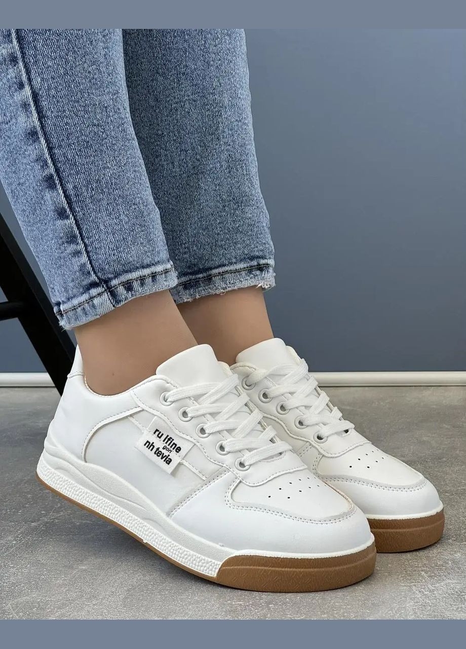 Білі кросівки жіночі, еко-шкіра, білі кеди жіночі, жіночі білі кеди Princess білі демісезони (317618313)