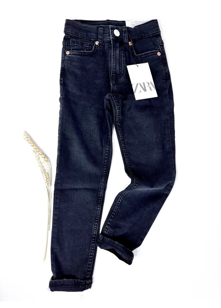 Черные джинсы 116 см черный артикул л1034 Zara