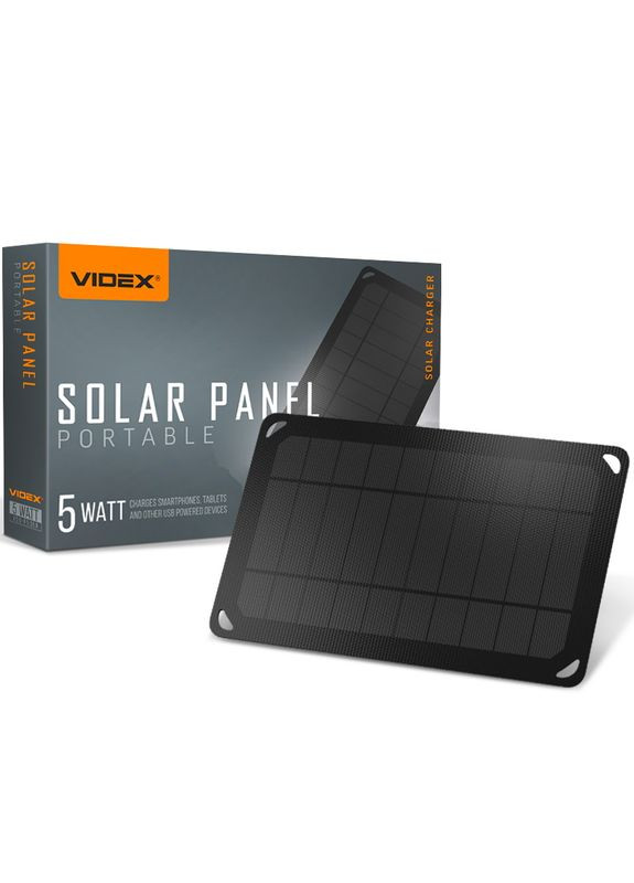 Портативное зарядное устройство солнечная панель VSOF505UU 5W Videx (282312984)