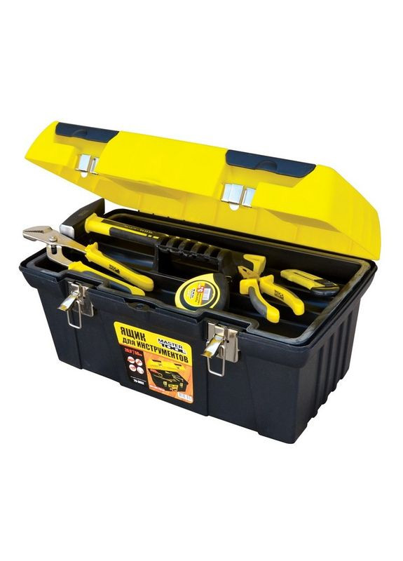 Ящик для инструмента GM 19" (485*275*250 мм) металлические замки, Арт.: 79-3052 Mastertool (322705988)