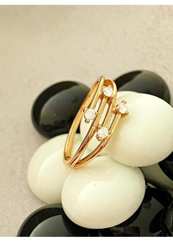 Позолочене Кільце р.18. Позолочена каблучка. Позолота No Brand (363330297)