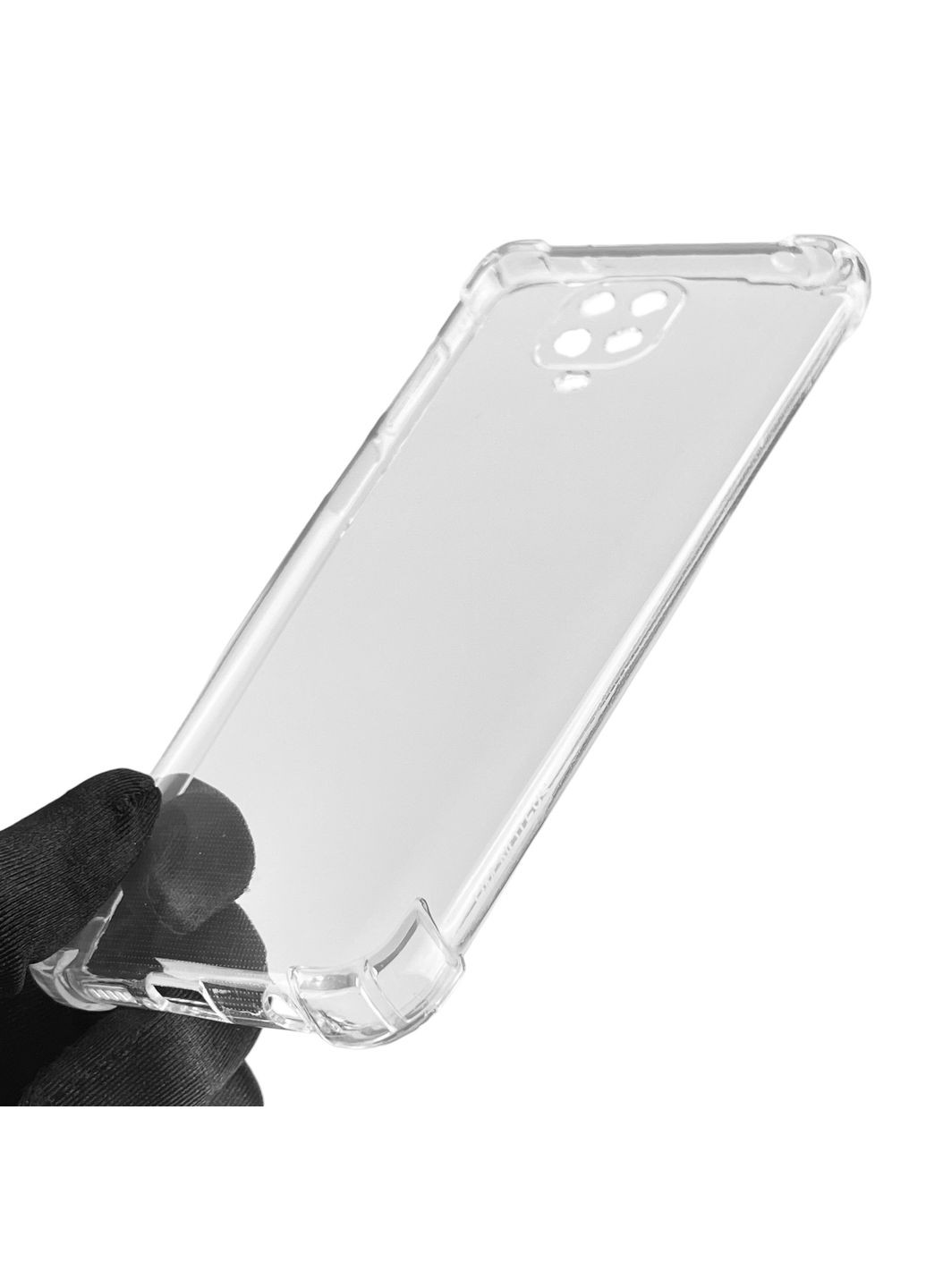 Чохол для Redmi Note 9 Pro з бронь кутами вище екрана протиударний на сяомі редмі нот 9 про прозорий Xiaomi (366022581)