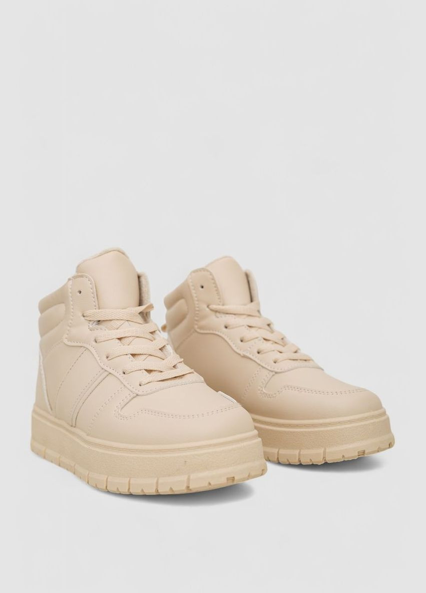 Кроссовки женские зимние на меху,, 248RMB17 Stilli бежевые всесезоны (322057428)