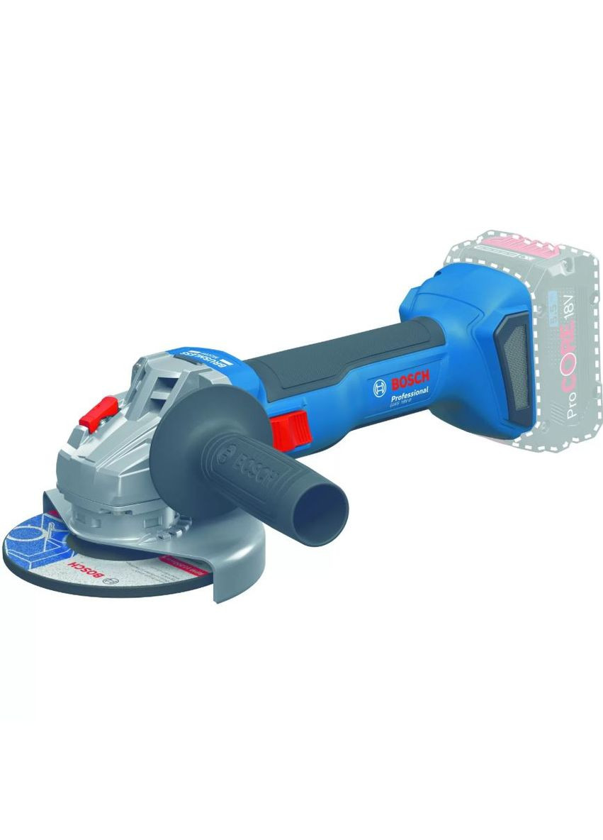 Акумуляторна кутова шліфувальна машина GWS 18V-8 Professional (18 В, 125 мм) болгарка шліфмашинка КШМ без АКБ (26210) Bosch (337990161)