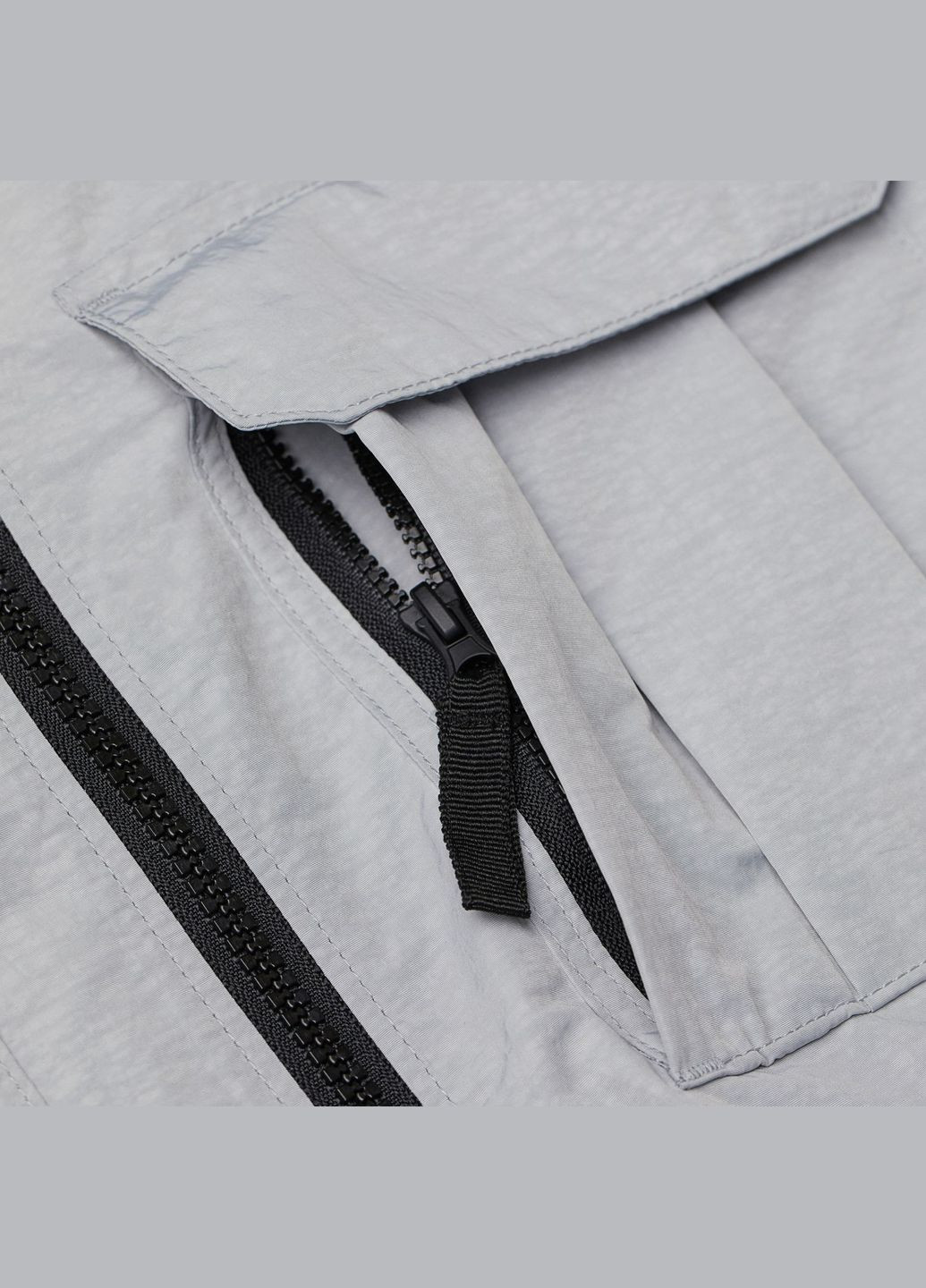 Сіра демісезонна куртка сорочка H&M