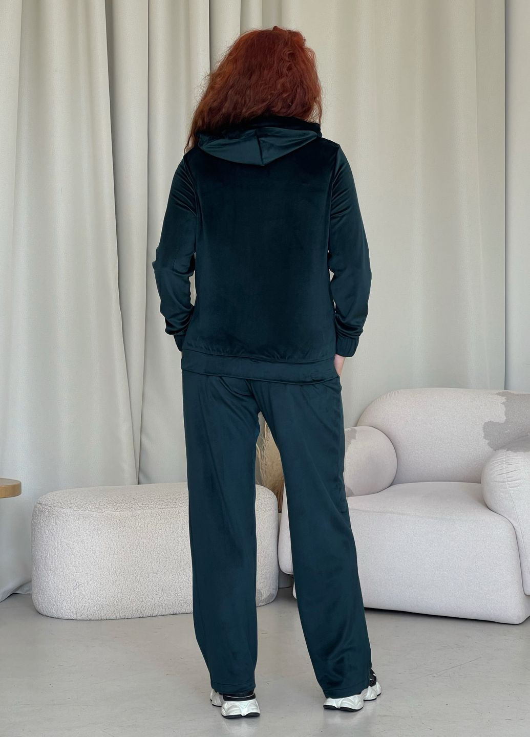 Жіночий велюровий костюм із кофтою на блискавці Merlini Варна (301577709)